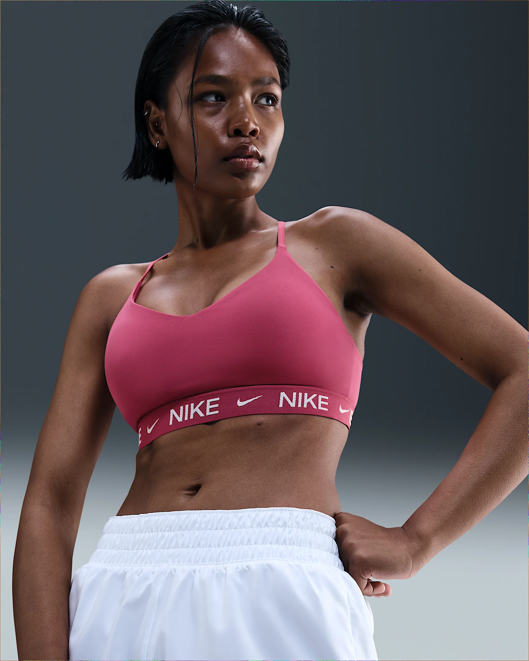 Nike Indy Light Support Women's Padded Adjustable Sports Bra - 1