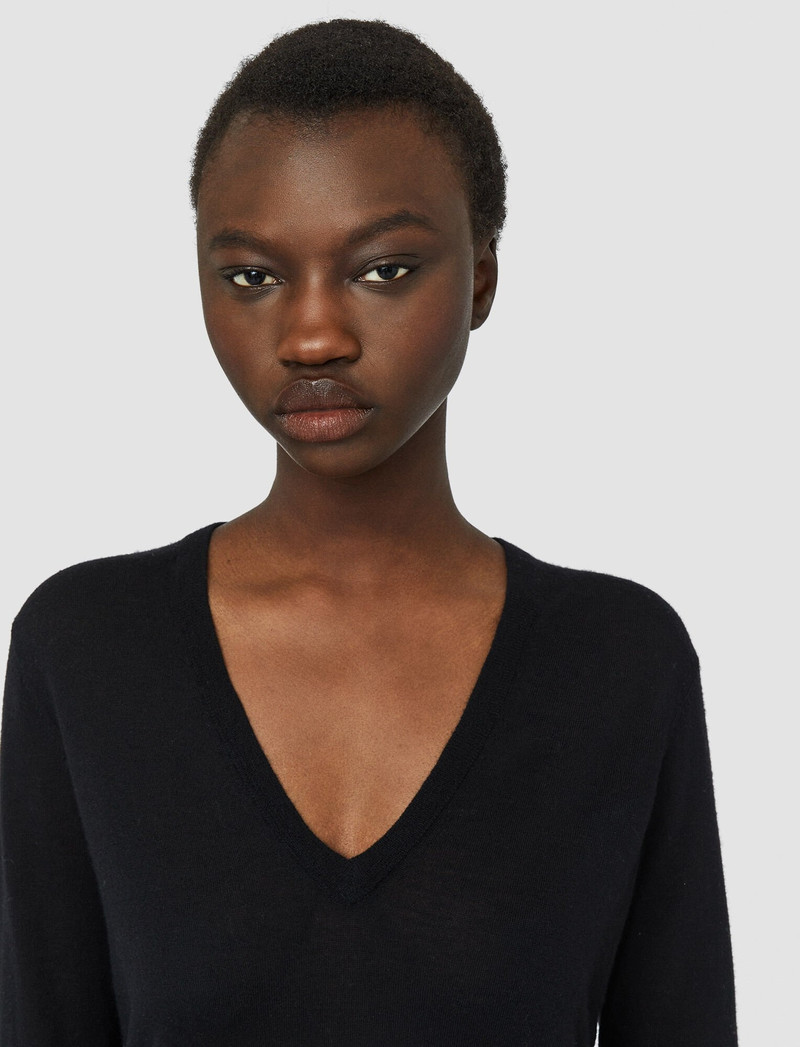 Cashair V Neck Jumper 5