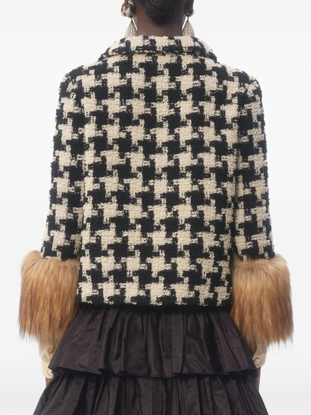 check-pattern jacket - 4