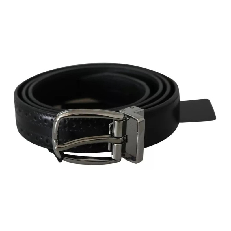 Dolce & Gabbana CLASSIC SILVER LEATHER BELT outlook