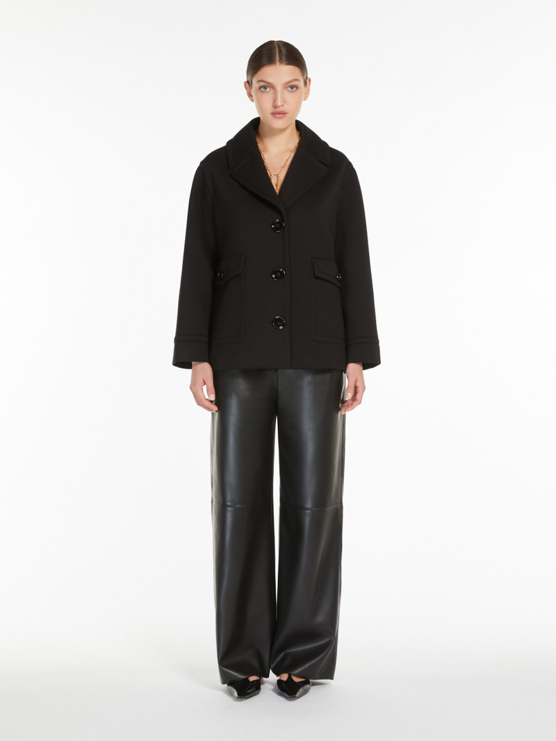 'S Max Mara ESTROSO Single-breasted jersey jacket outlook