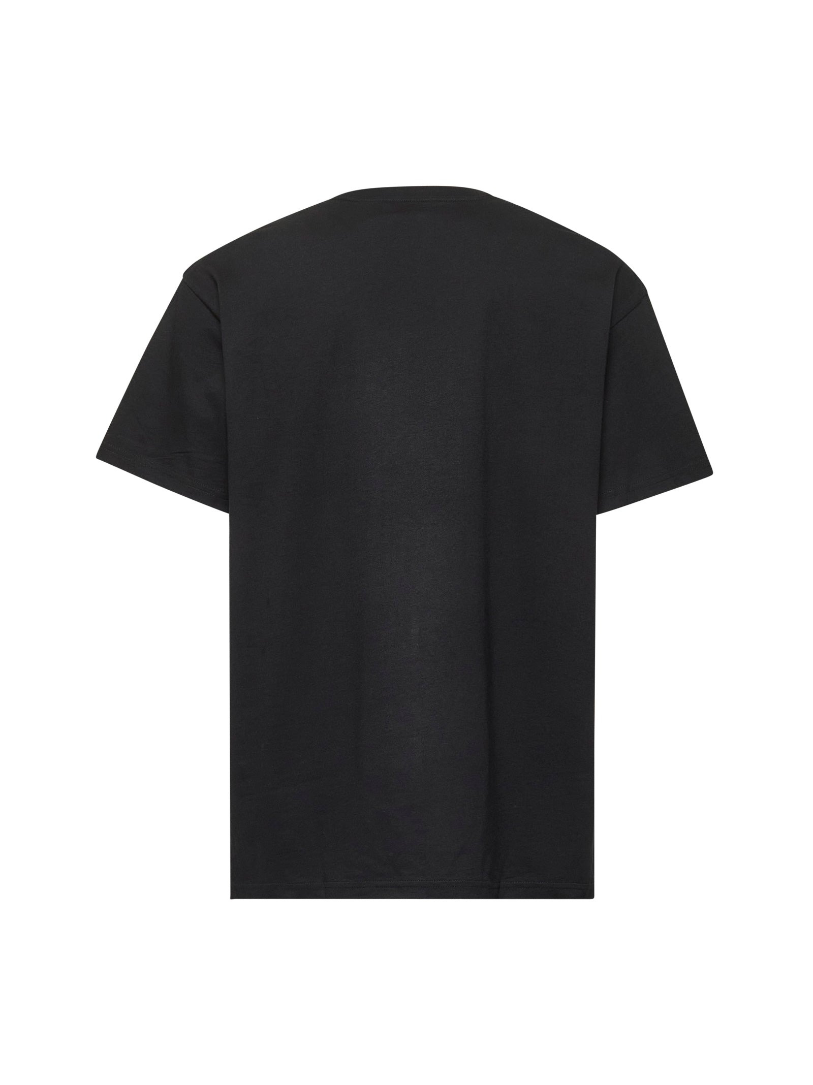 Black cotton S/S Pocket Heart T-shirt - 2