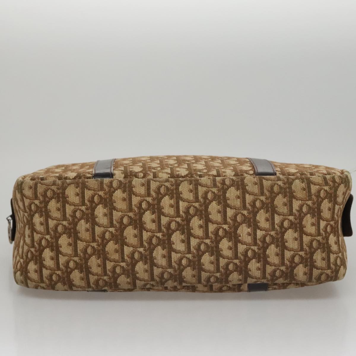 DIOR Trotter Canvas Hand Bag Brown - 5