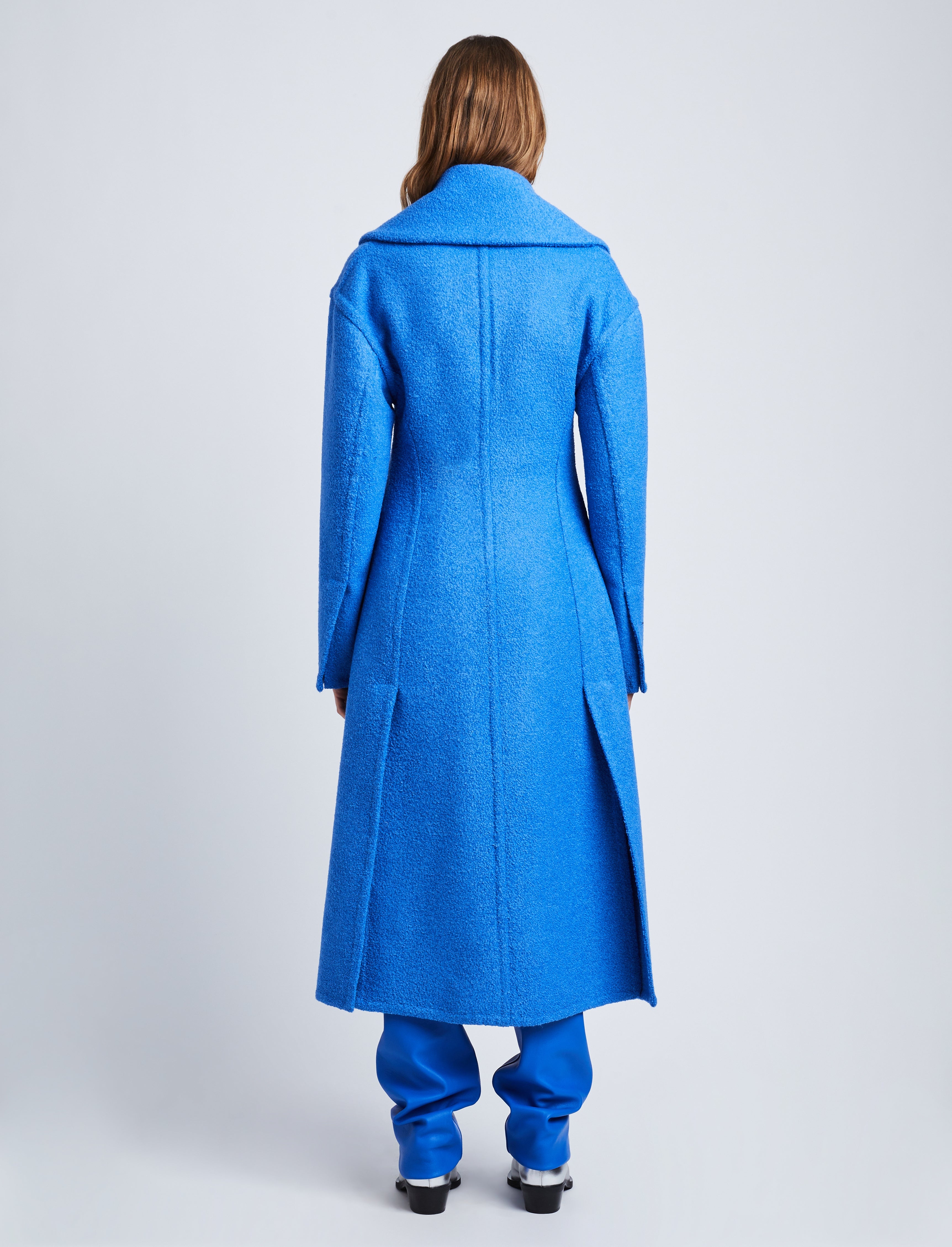 Double Face Llama Wool Coat - 4