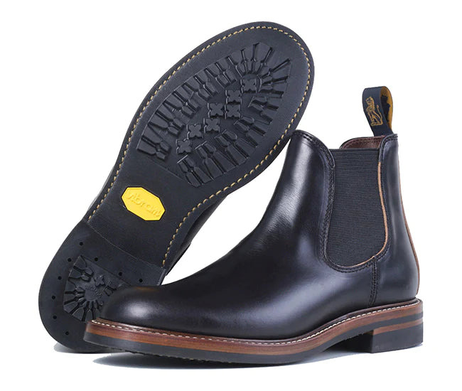 LK-027 Chelsea Boot Horween CXL Black - 3