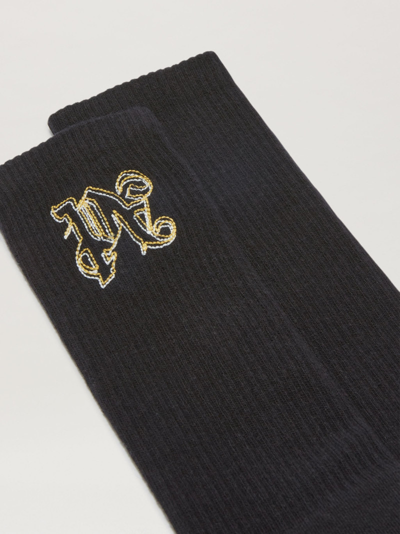 Palm Angels Double Monogram Socks outlook