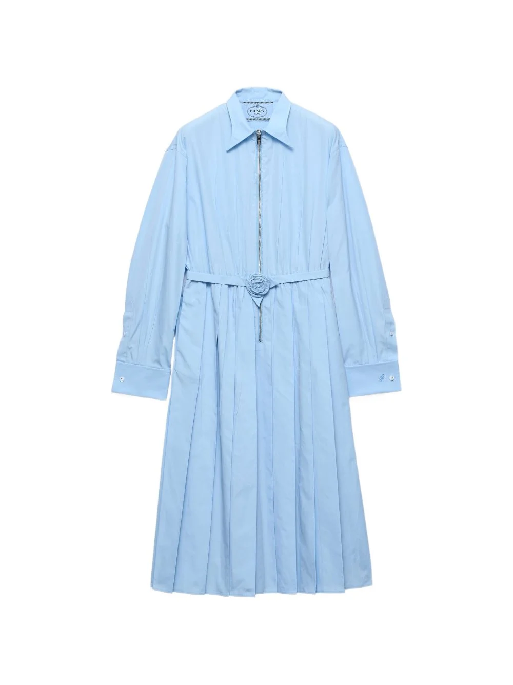 cotton poplin dress - 1