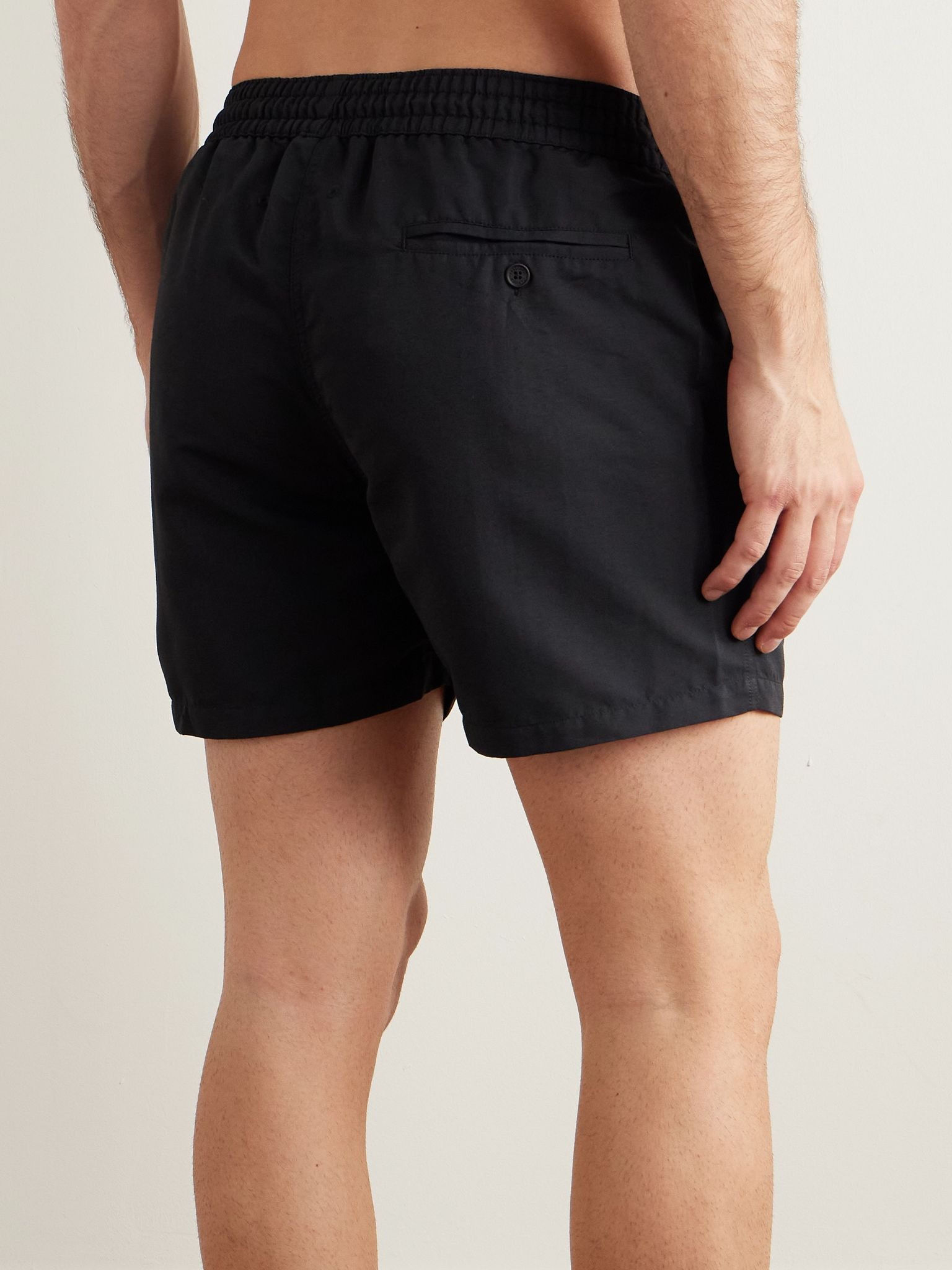 Rio Slim-Fit Short-Length Recycled Swim Shorts Black - 3