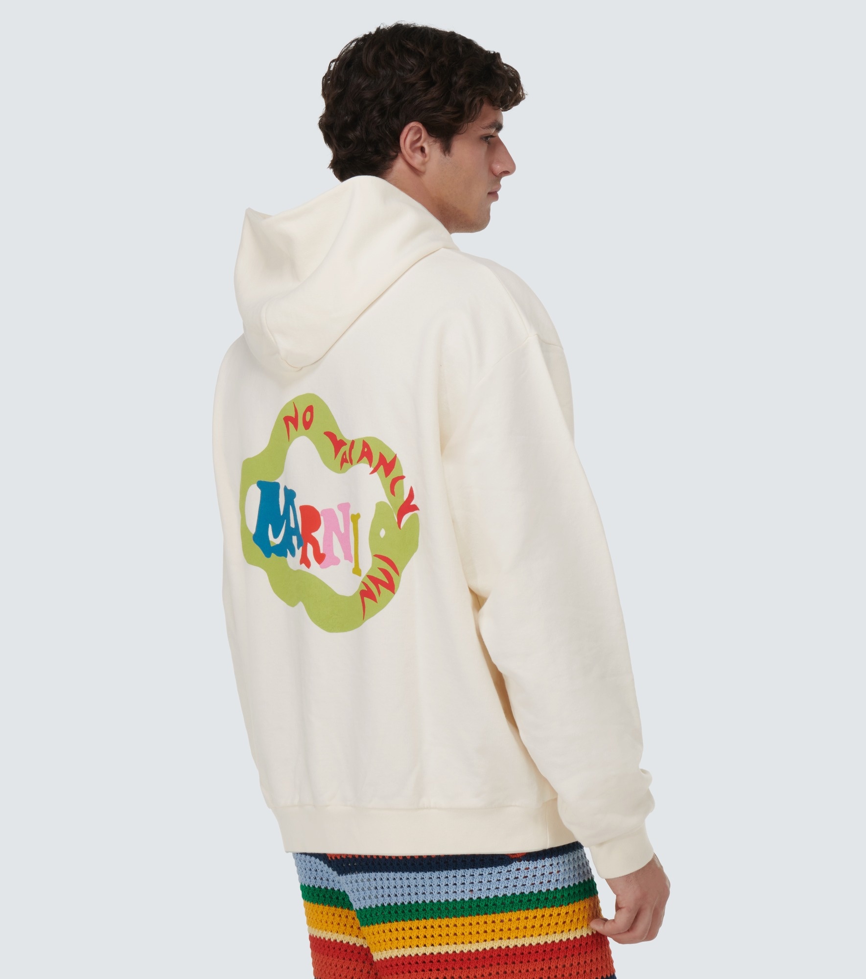 【MARNI】 x No Vacancy Inn cotton hoodie Marni x No Vacancy Inn cotton hoodie | mytheresa | REVERSIBLE