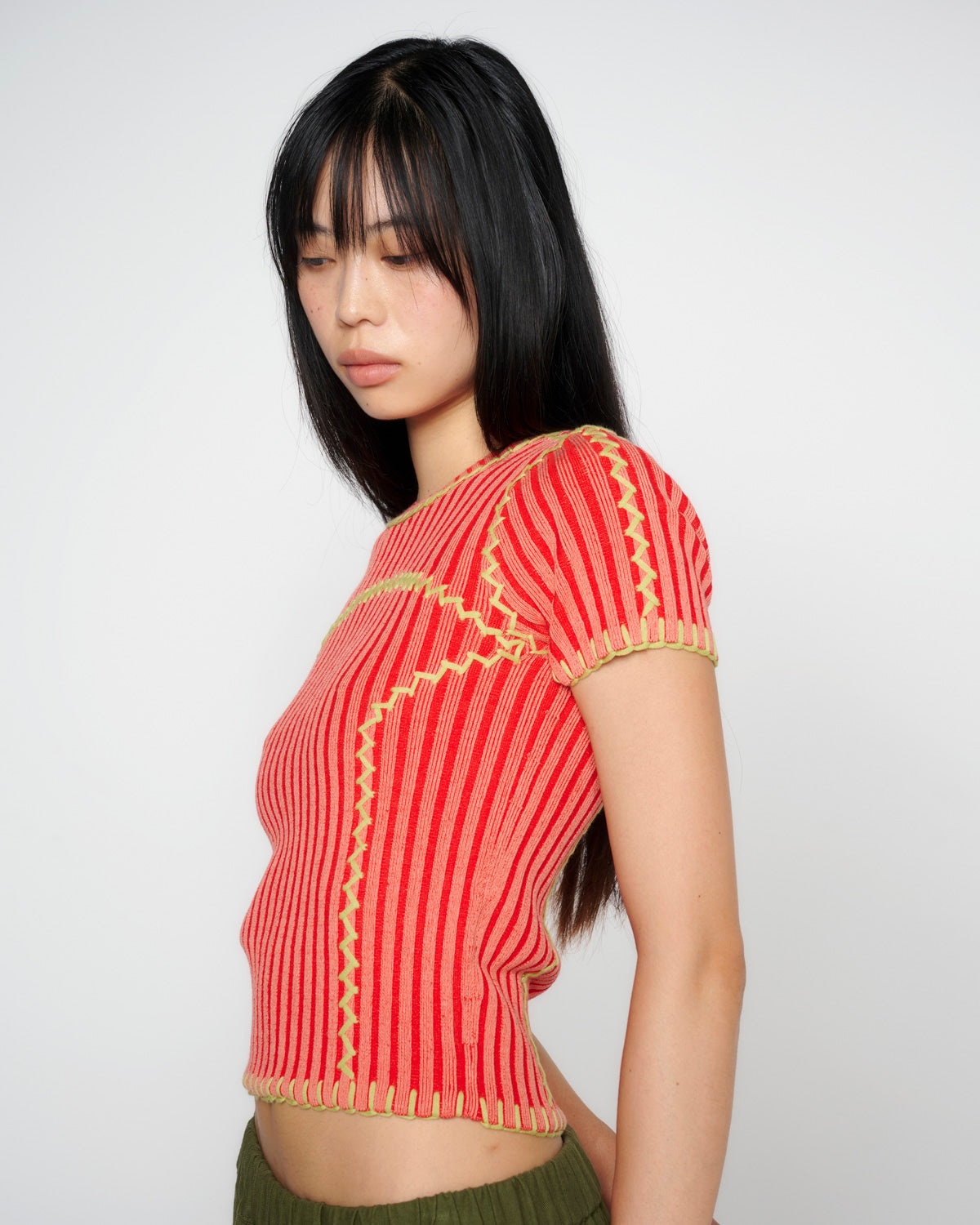 Mariel Sport Knit Top - Guava - 6