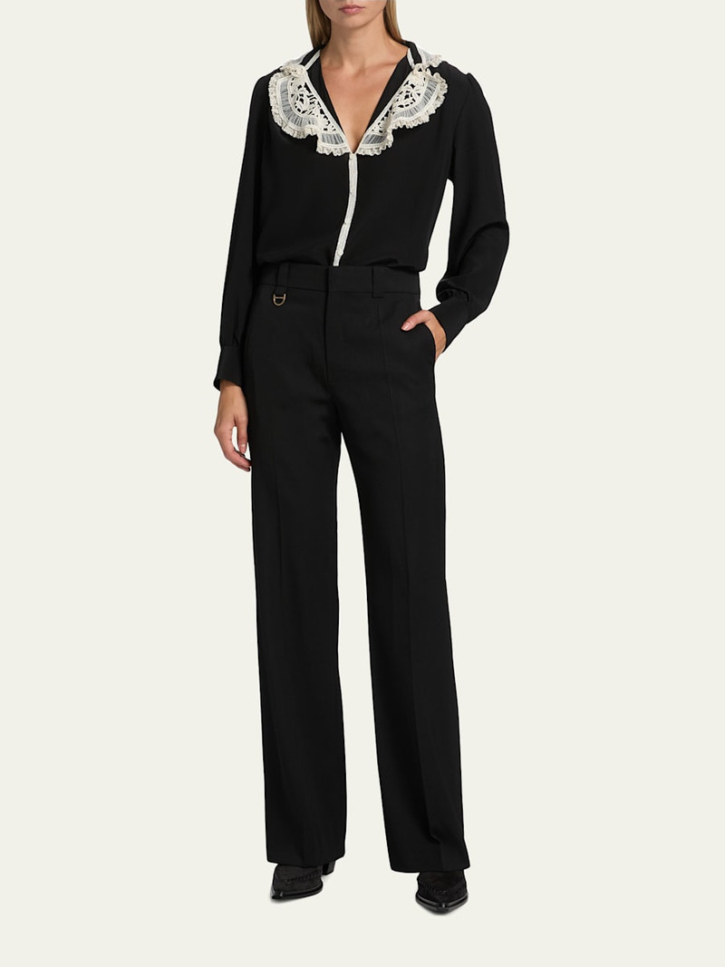Chloé Tailored Stretch Wool Trousers outlook