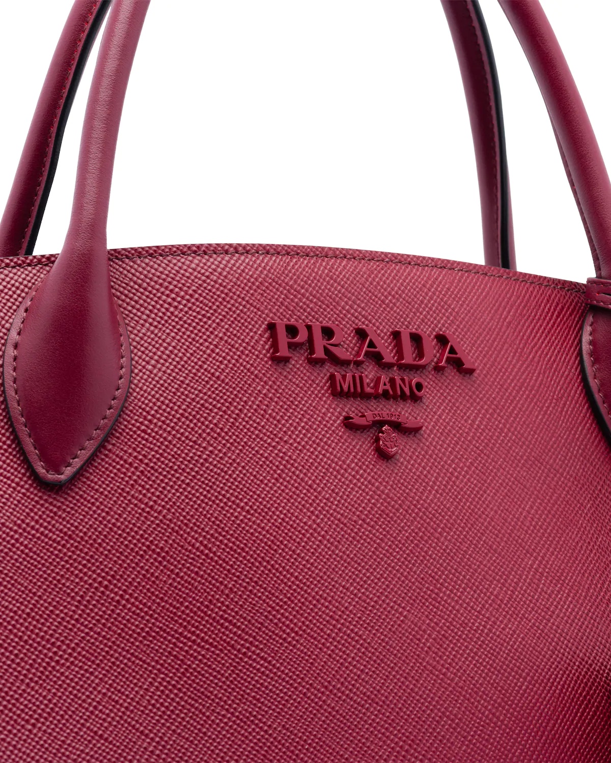 Medium Saffiano leather Prada Monochrome bag - 6