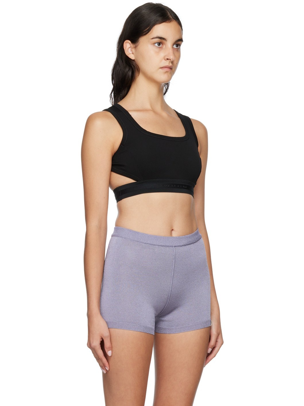 Black Cut-Out Tank Top - 2
