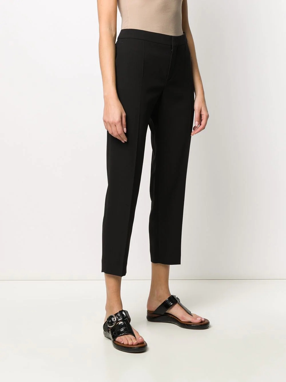 tailored straight-leg trousers - 3