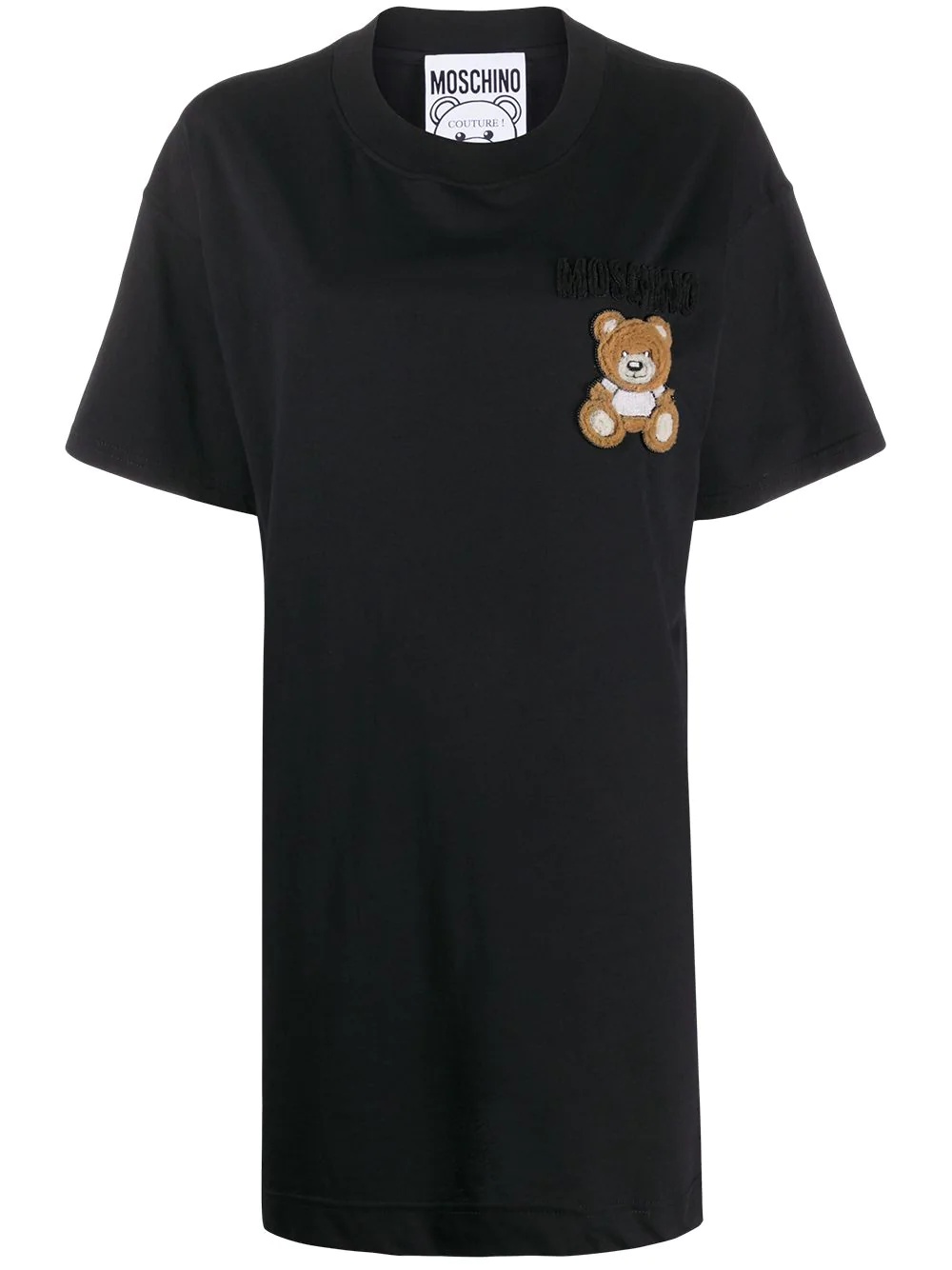 Teddy Bear beaded T-shirt dress - 1