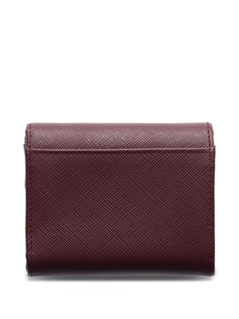 Prada small Saffiano leather wallet outlook