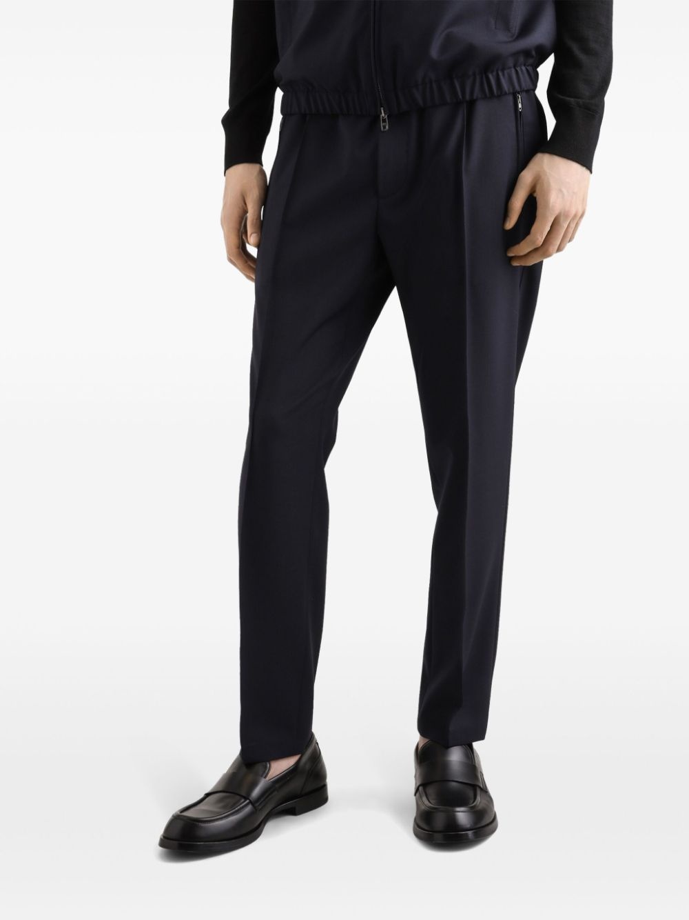 pleat-detail trousers - 4