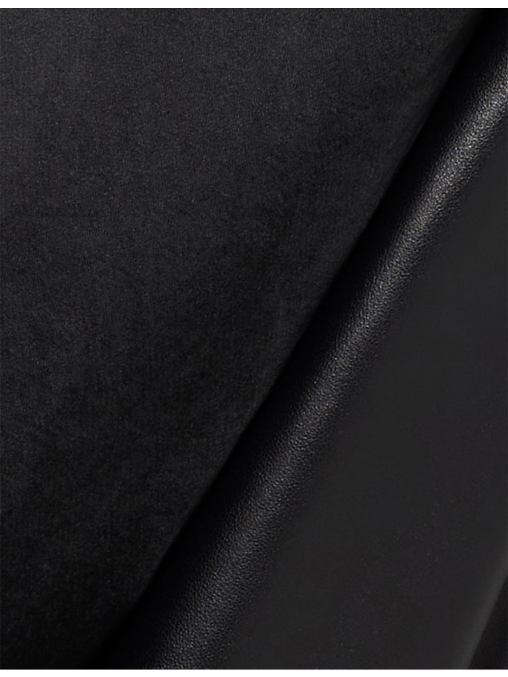 Contrast-Satin Regular-Fit Leather Jacket - 7