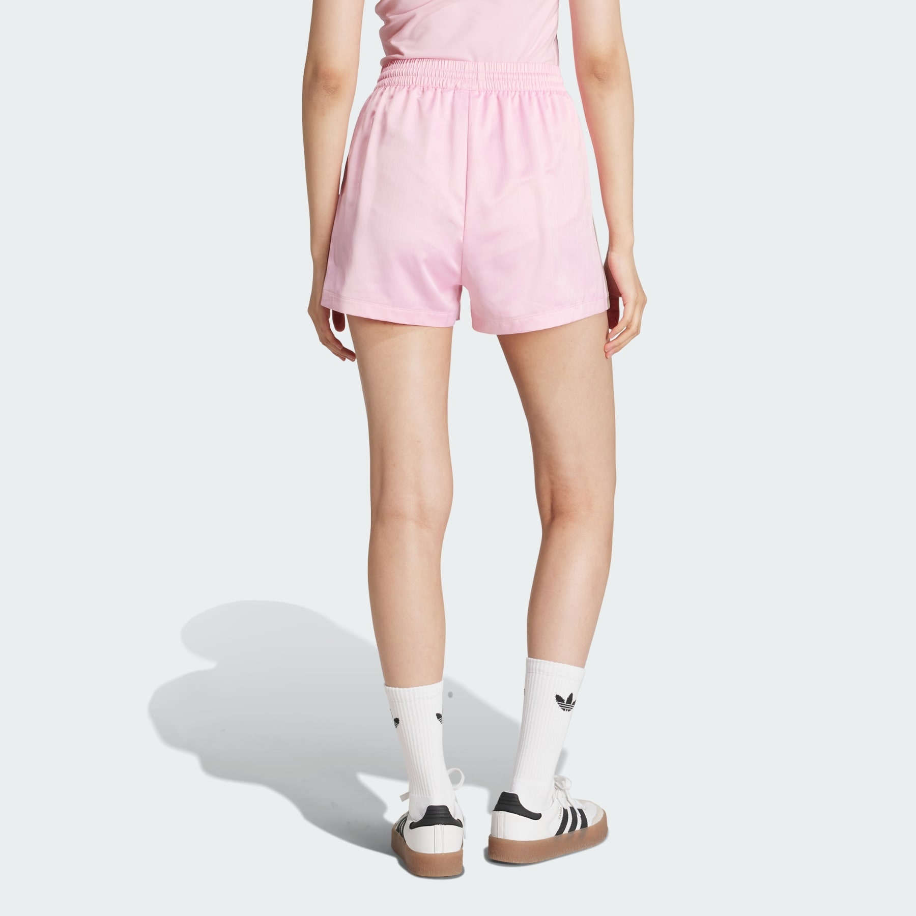 adidas Originals Pinstripe Satin Shorts - 3