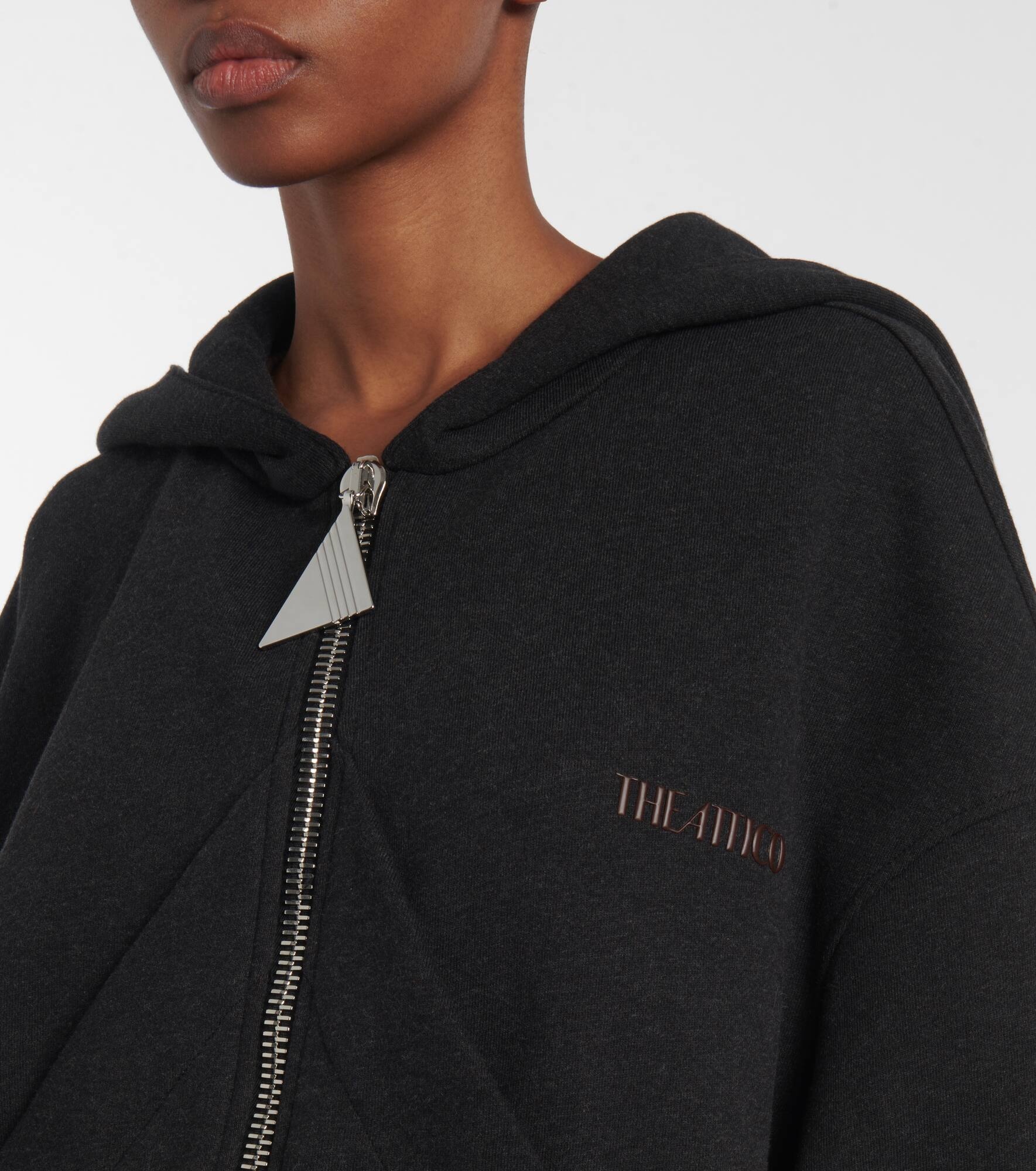 Cotton fleece hoodie - 4
