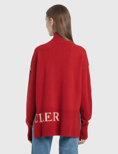 Moncler TURTLENECK LOGO KNIT PULLOVER outlook