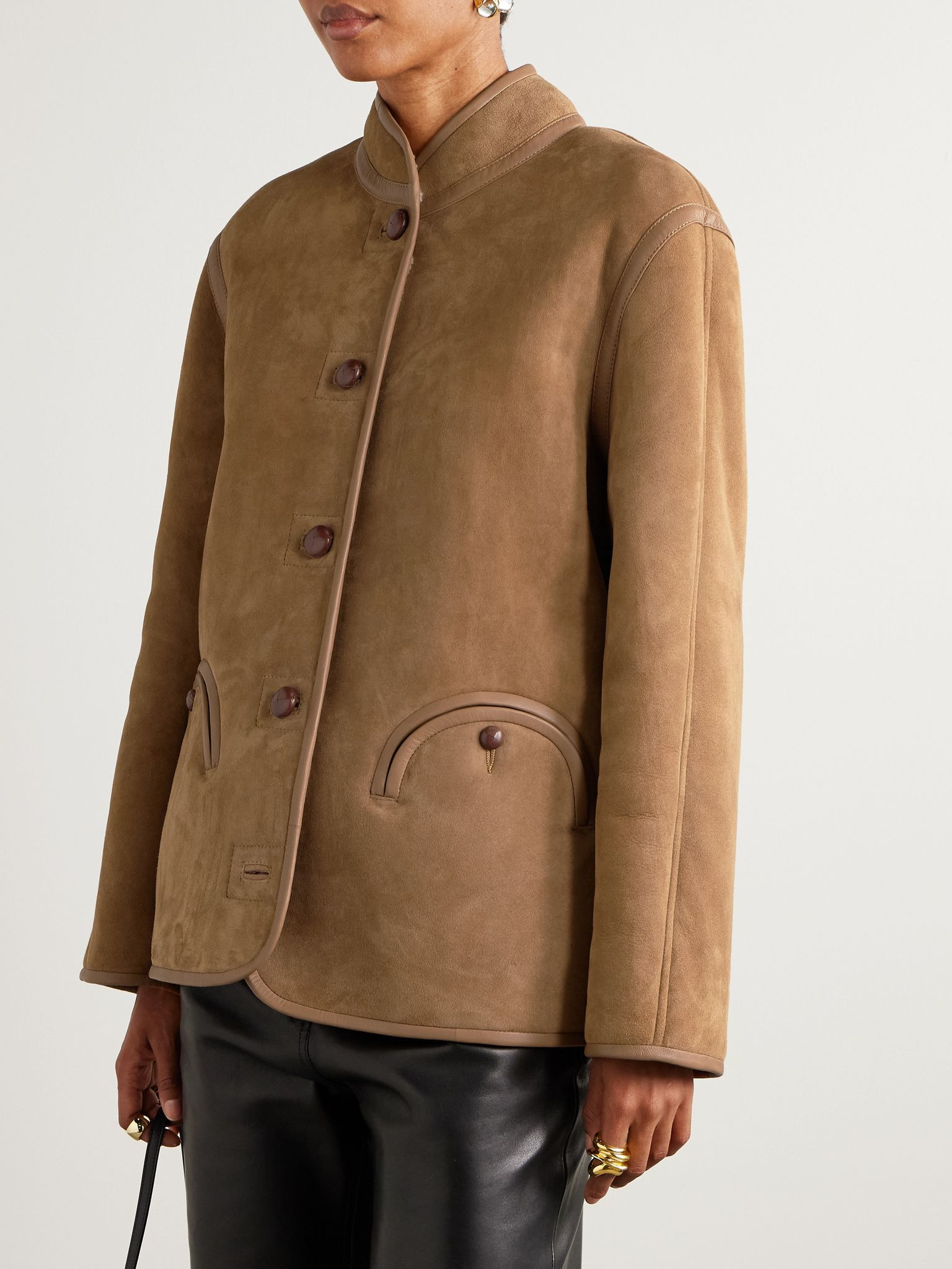 Tatoosh shearling jacket Camel - 3