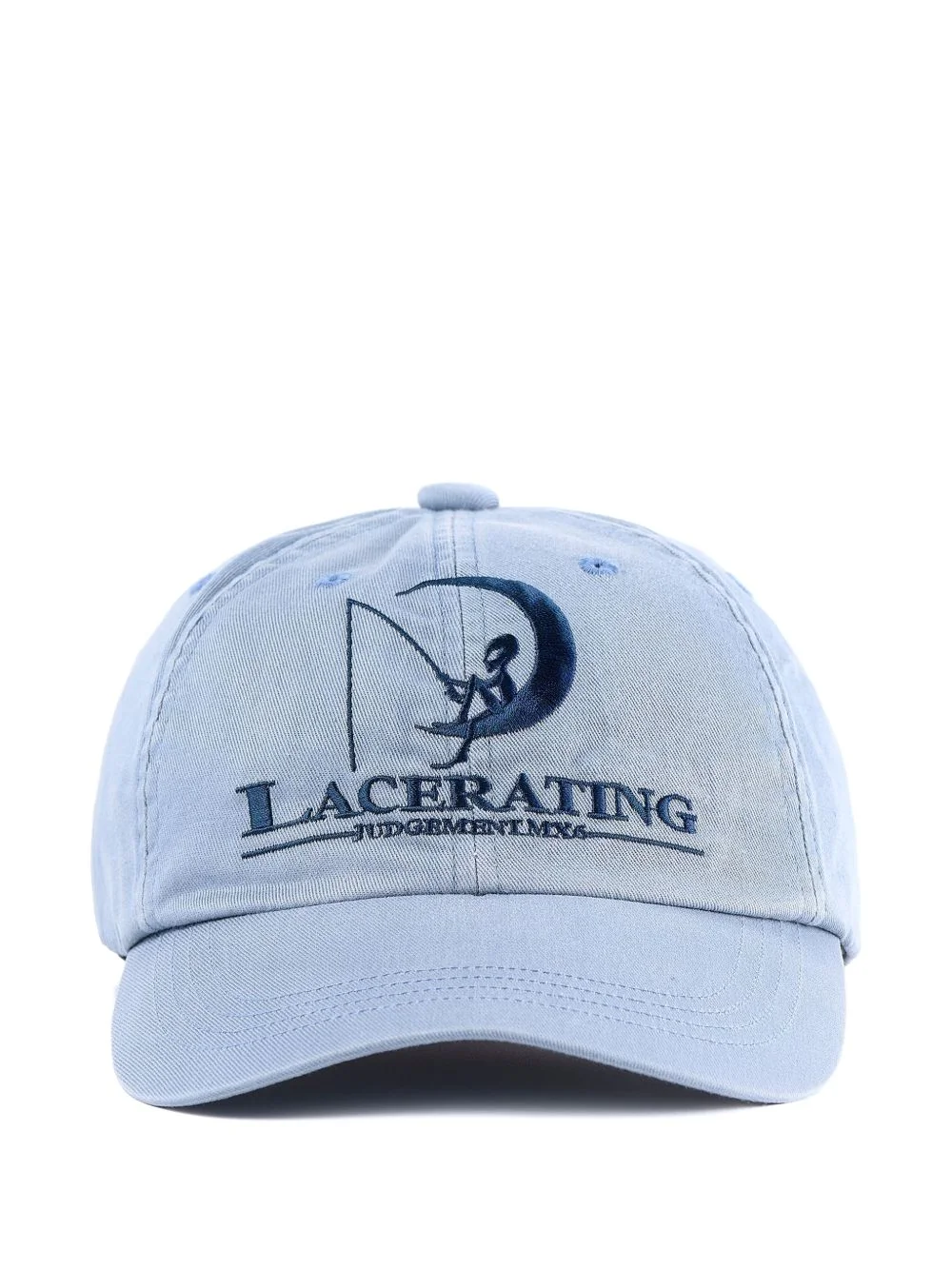 embroidered six-panel baseball cap - 1