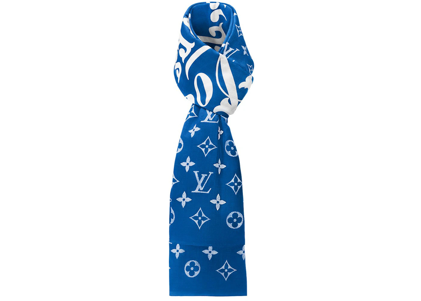 Louis Vuitton Monogram Colours Stole Blue - 2