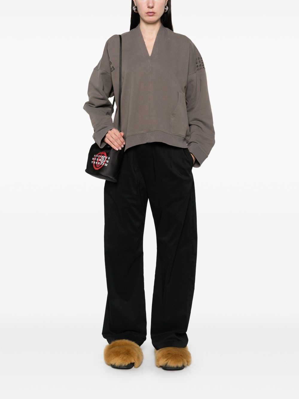 pleat-detailing trousers - 2
