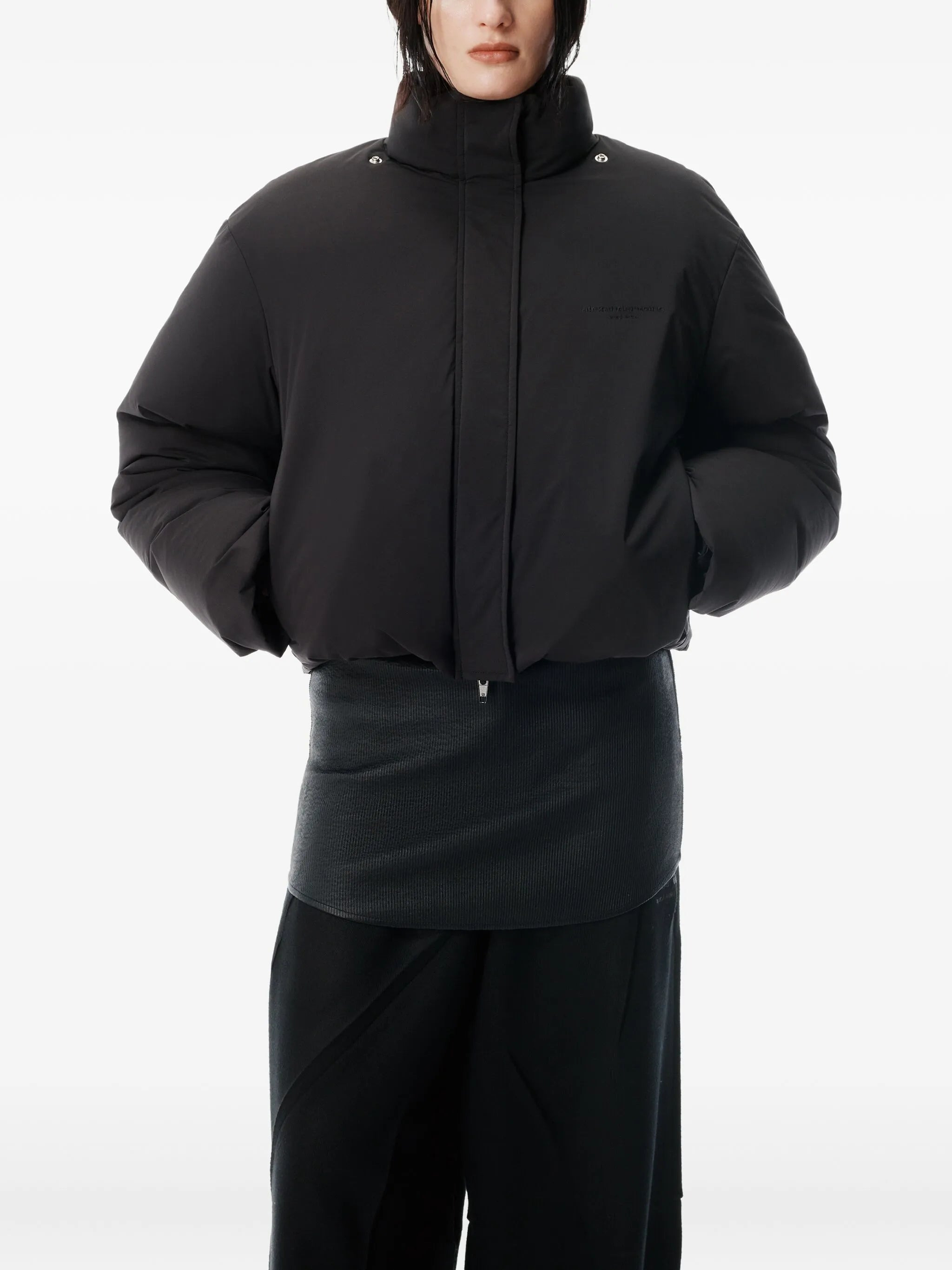 cropped puffer jacket - 4