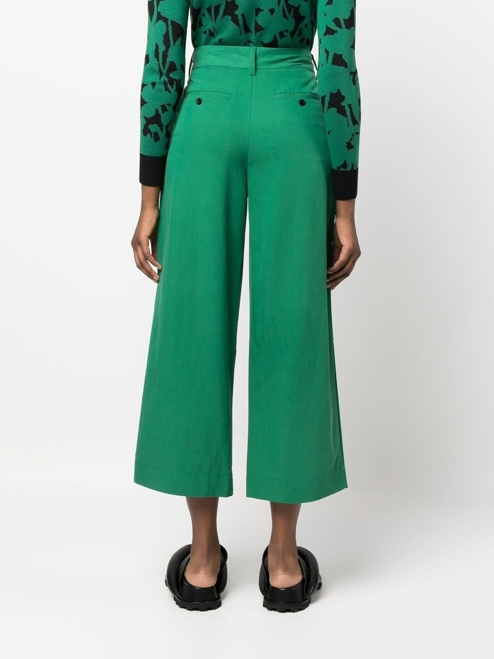Drapey Suiting Wide Leg Pant - 4