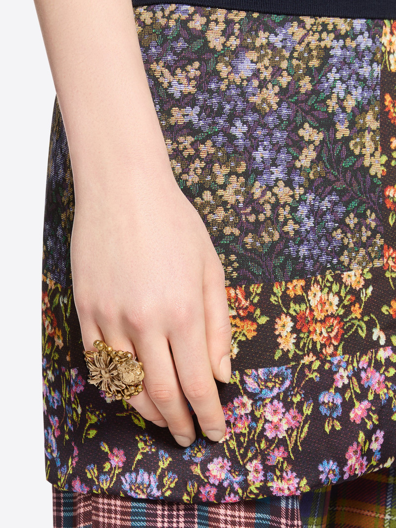LAYERED BRASS RING 4