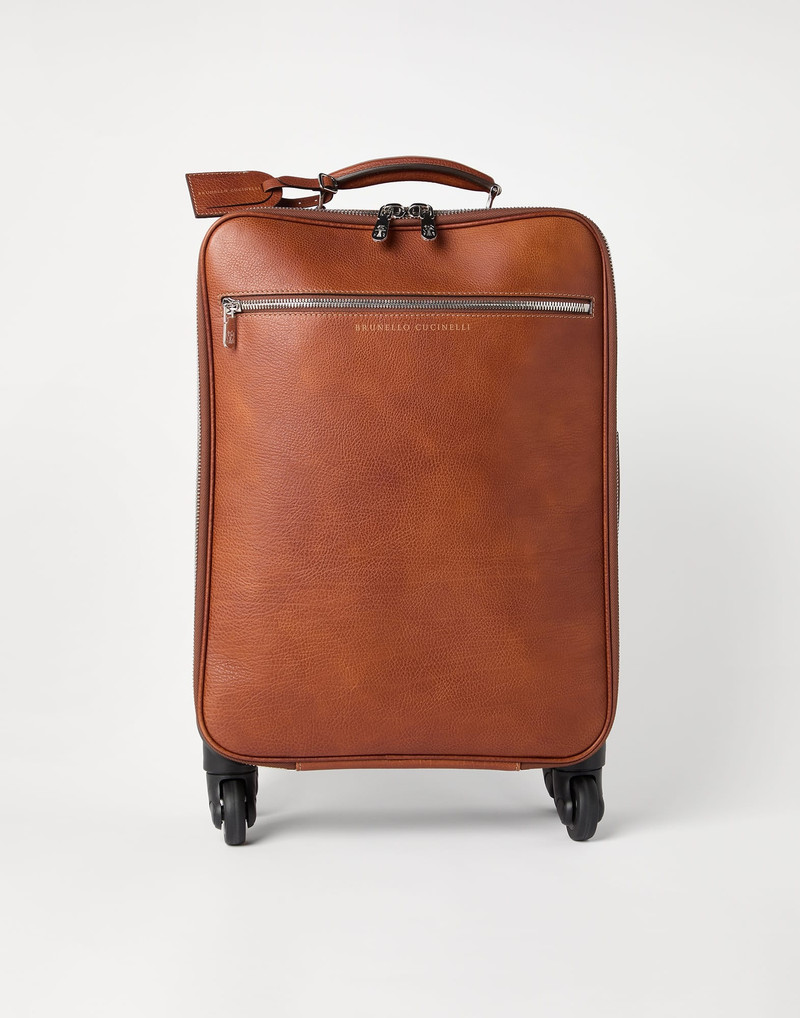 Grained calfskin suitcase 1