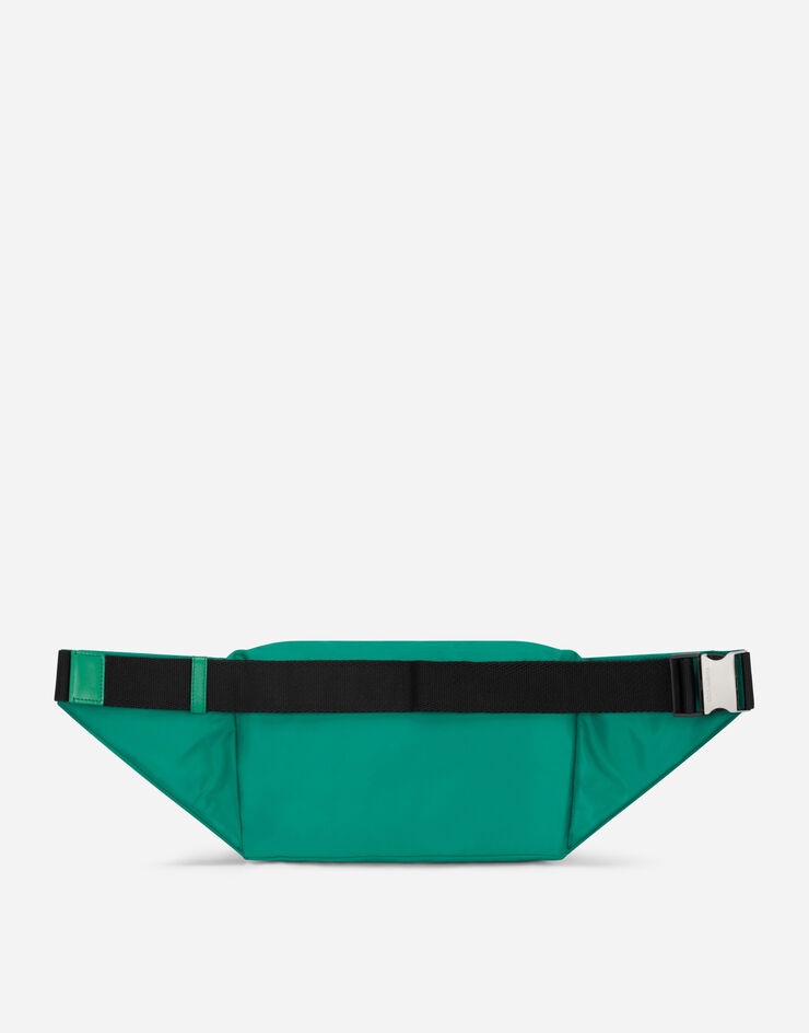 Nylon belt bag with branded plate - 4
