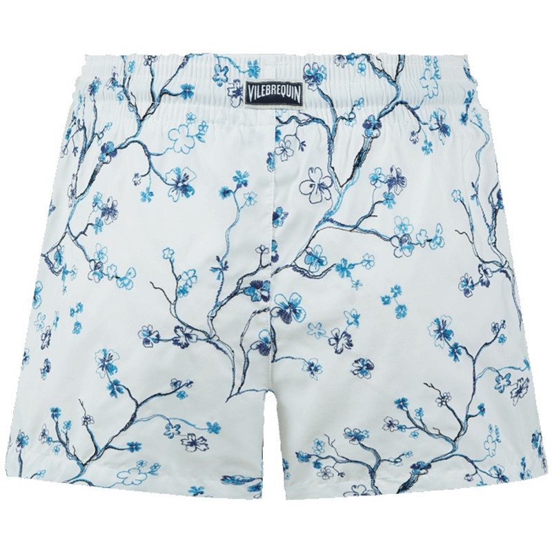 Vilebrequin Women Swim Short Embroidered Cherry Blossom outlook