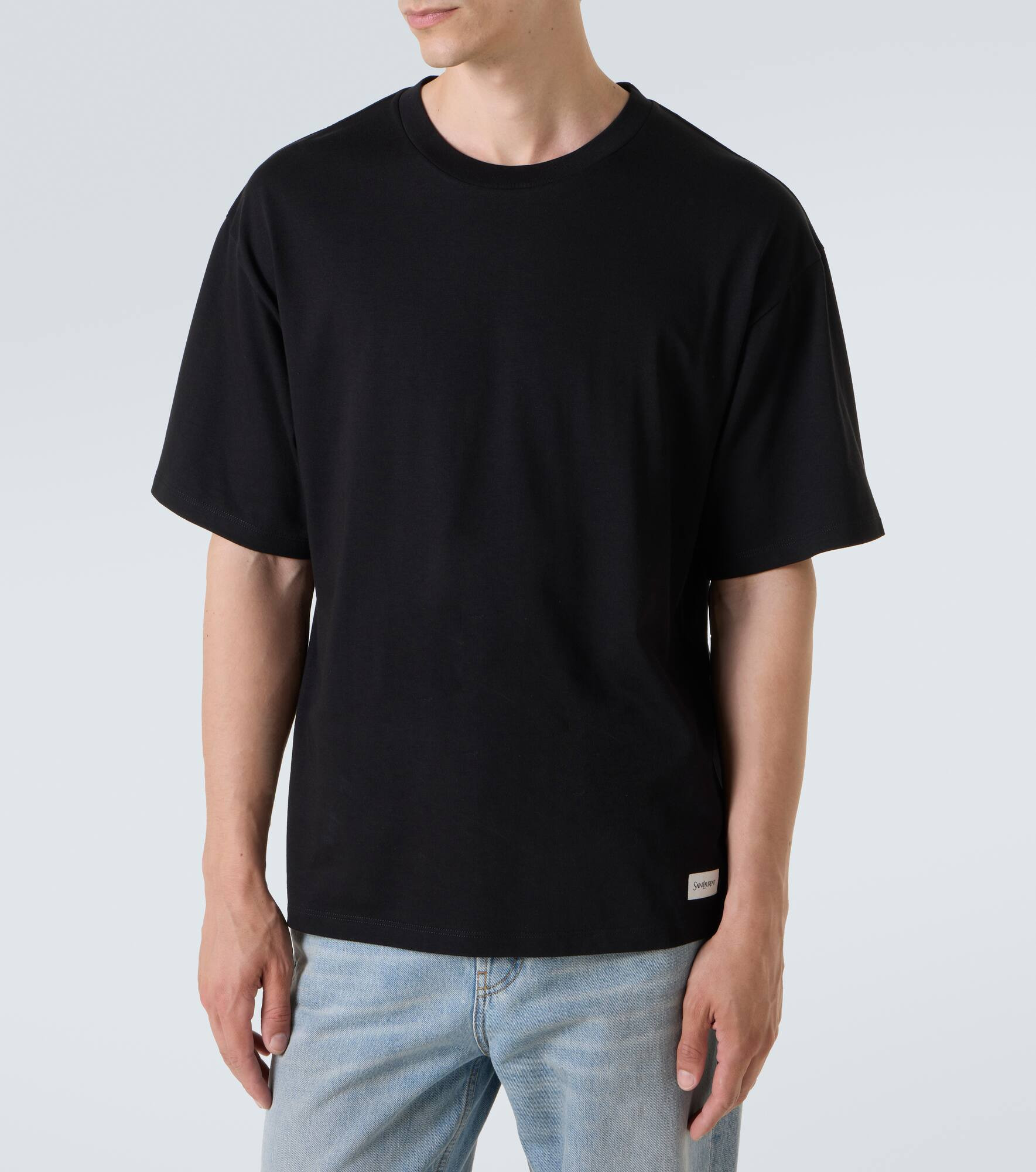 Cotton-blend T-shirt - 3