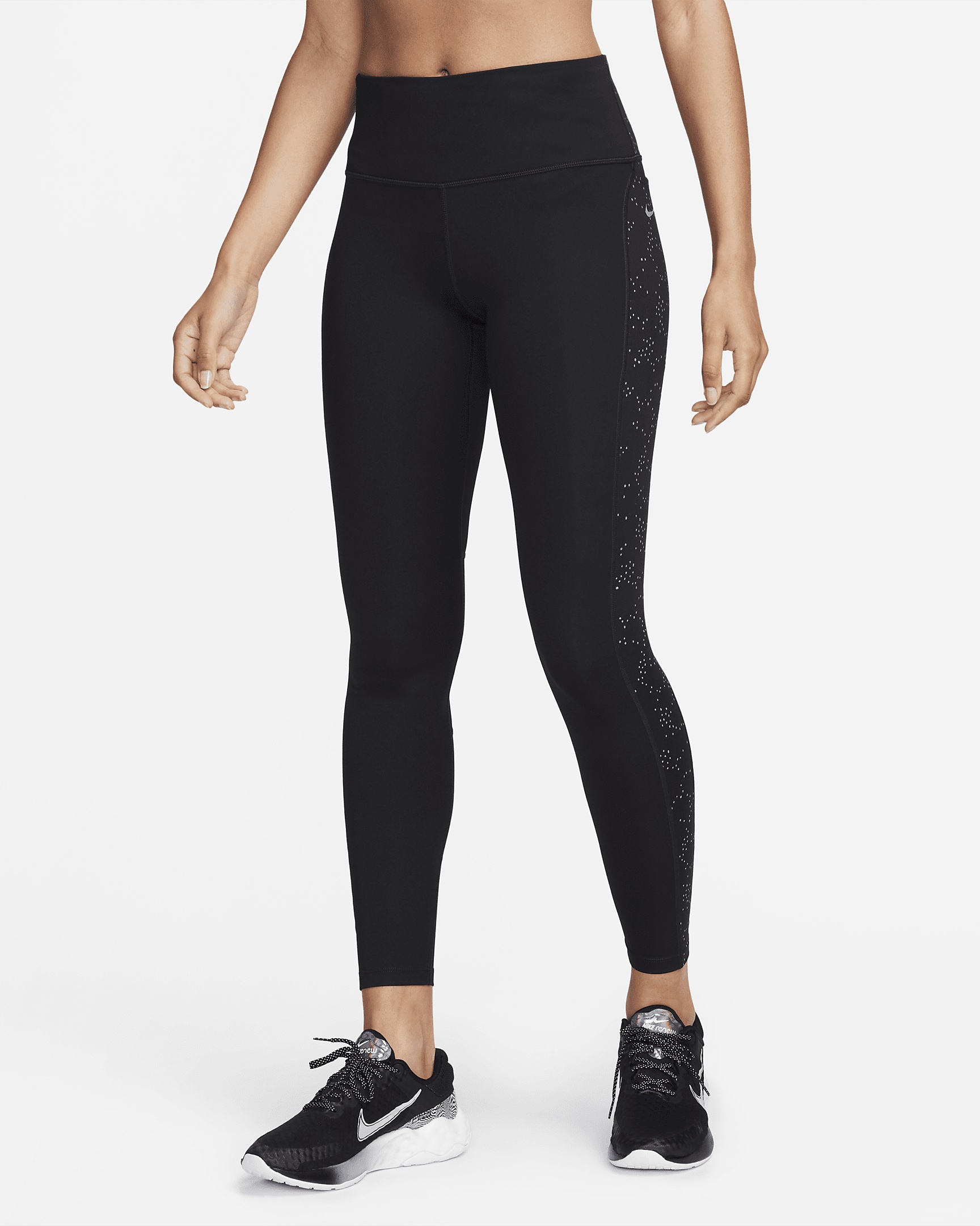 Nike Fast Women's Mid-Rise 7/8 Printed Leggings with Pockets - 1