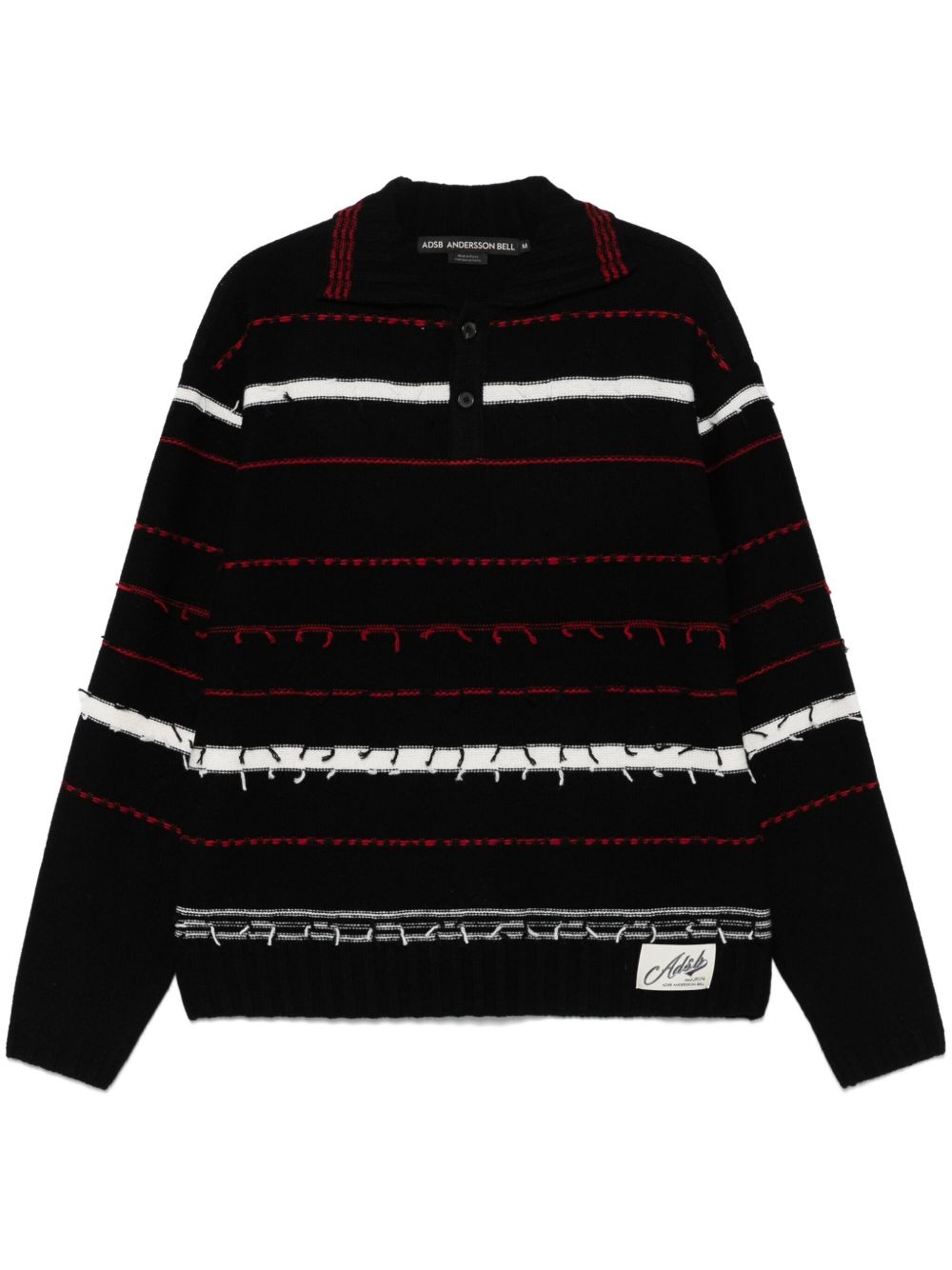 B&W Stripe polo shirt - 1
