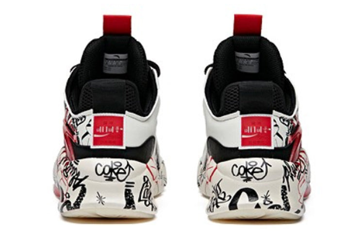(WMNS) ANTA x Coca Cola Badao 'White Black Red' 122018088S-1 - 4