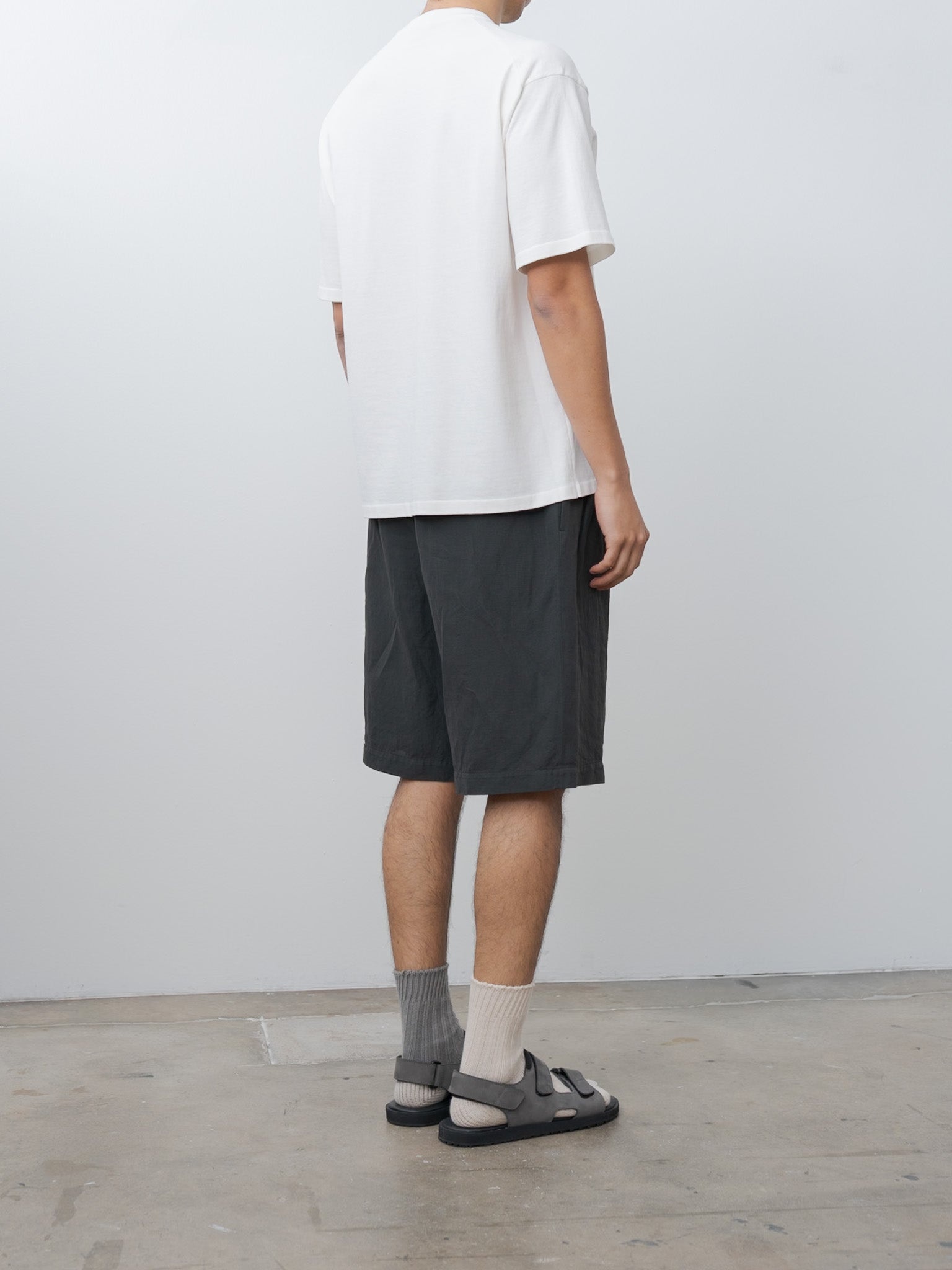 Fresca Knit Half Sleeve Crewneck Sweater - White - 5