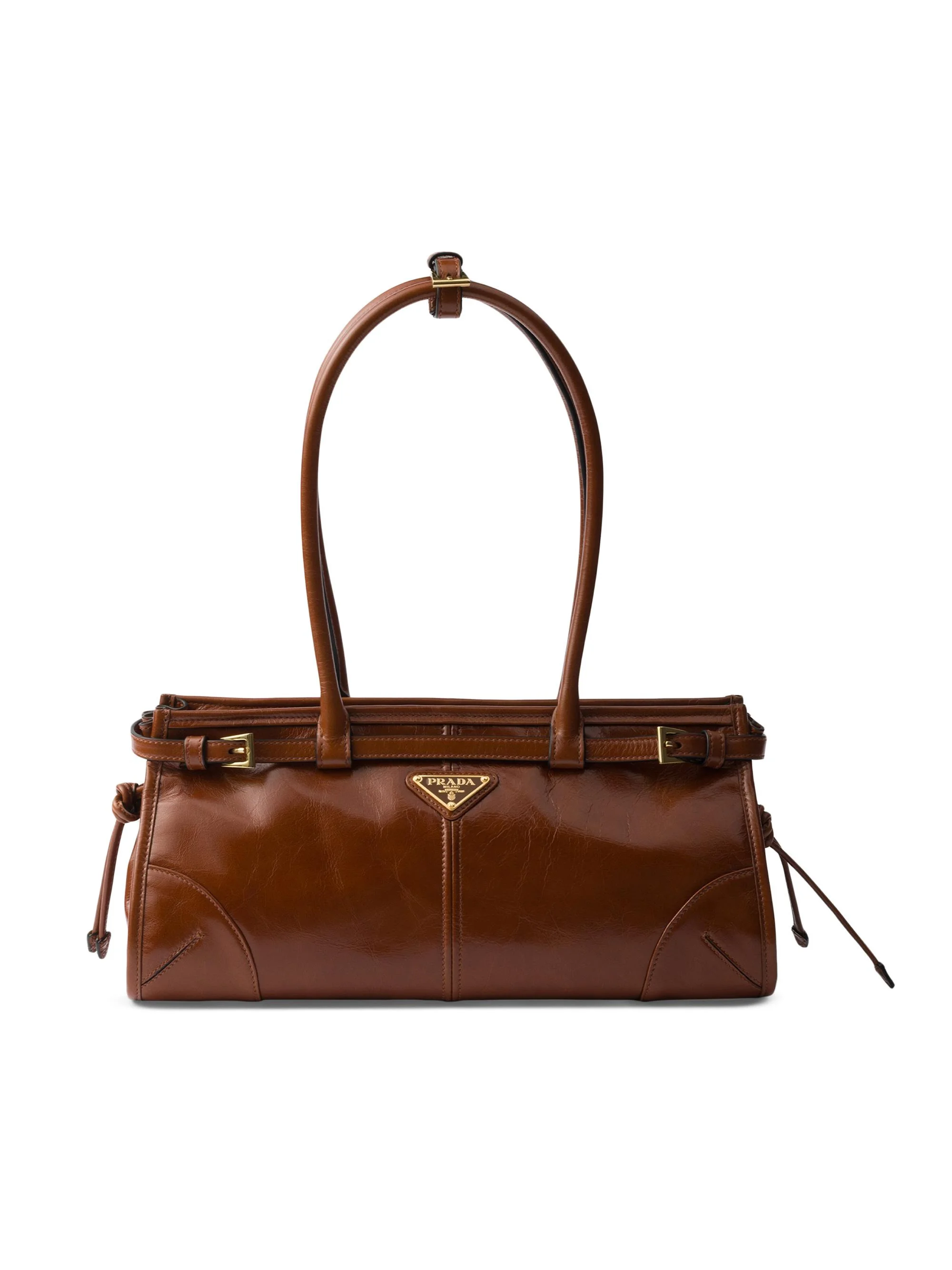 Women's Bonnie Medium Leather Top Handle Bag - Chocolate Brown - 1