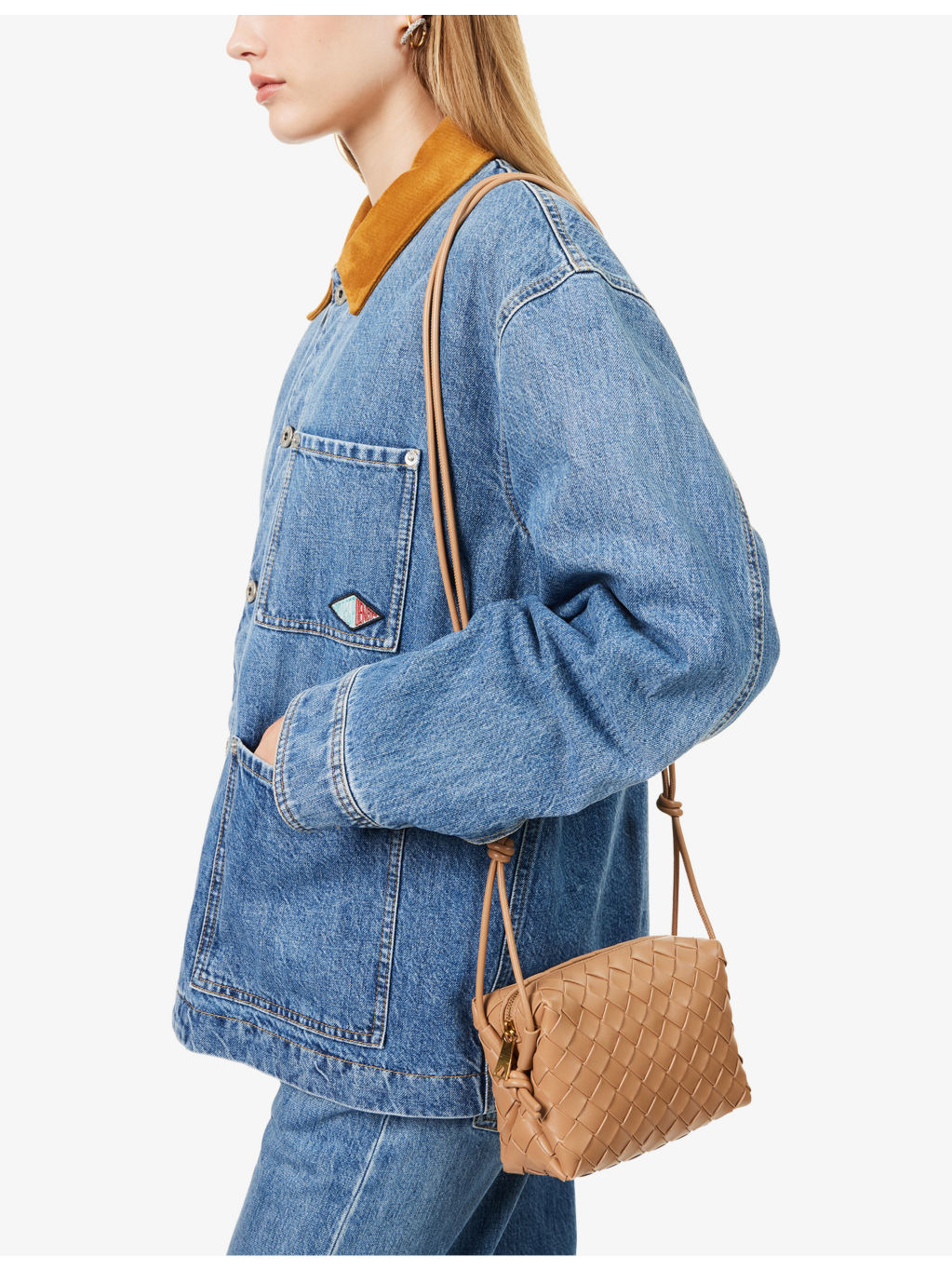 Mini Loop Intrecciato Leather Shoulder Bag - 3