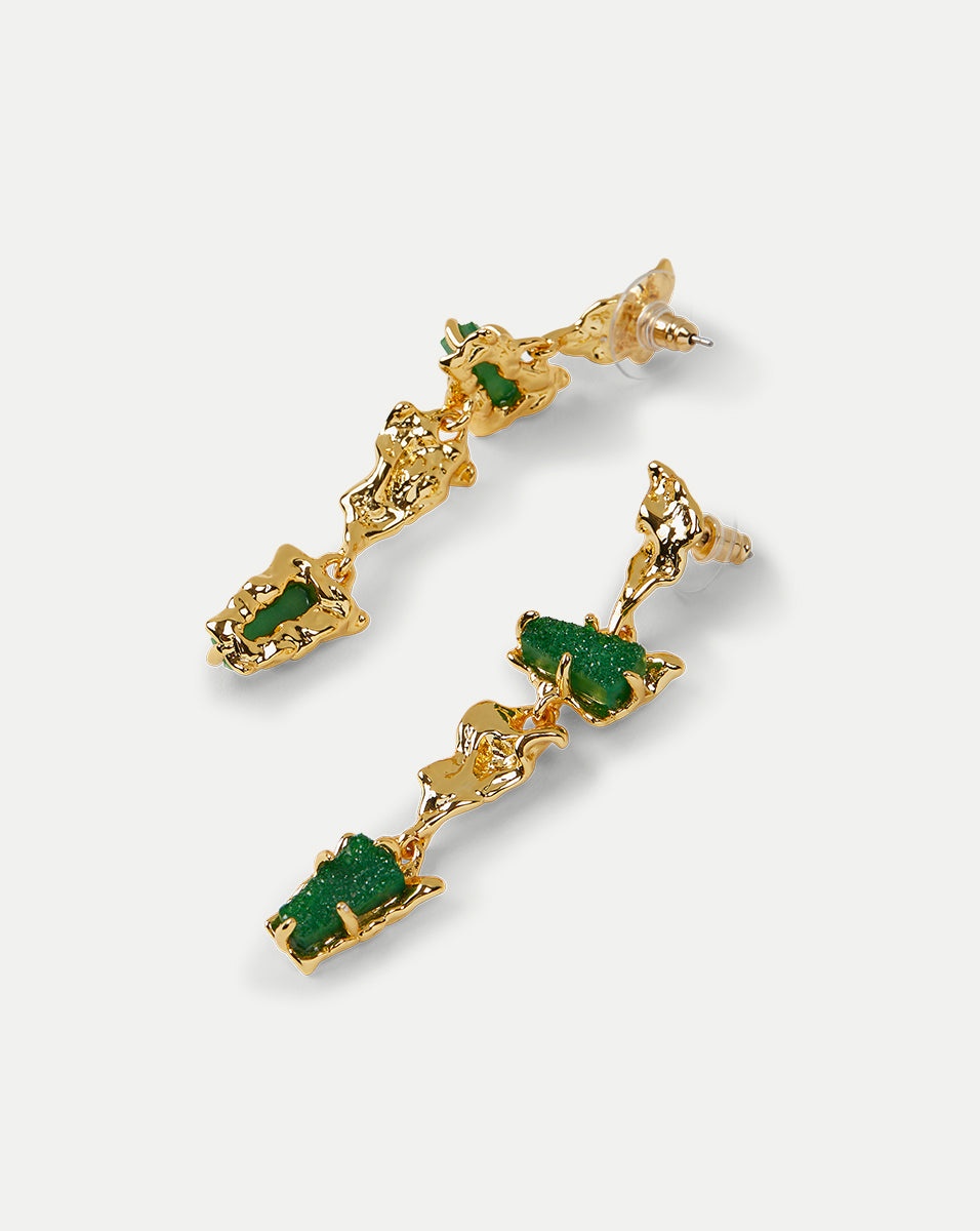 DRUZY LINEAR EARRING - 2