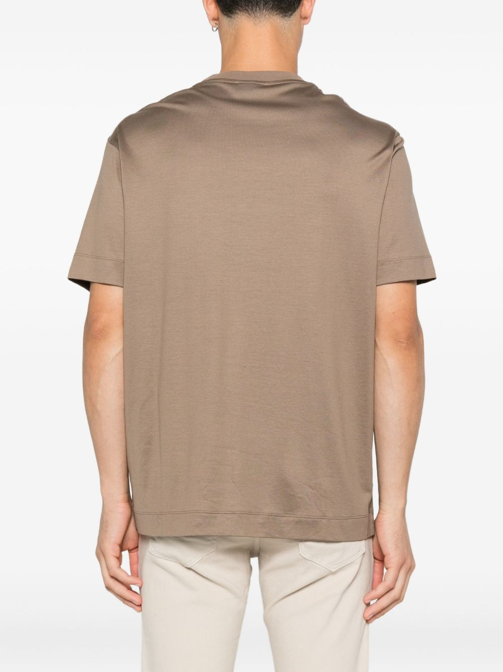 logo-embroidered T-shirt - 3