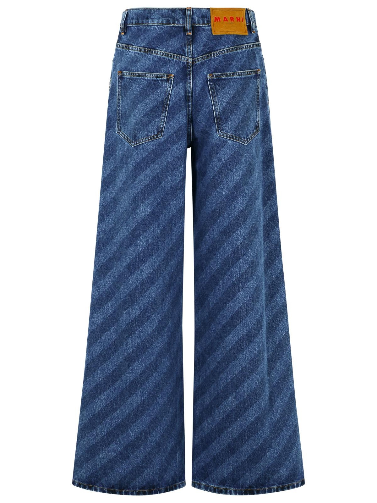 デニム・ジーパン MARNI Women Denim Pants PAJD0432A0U SCX36STB95 Blue Blue inside-out denim carrot-fit jeans | Marni