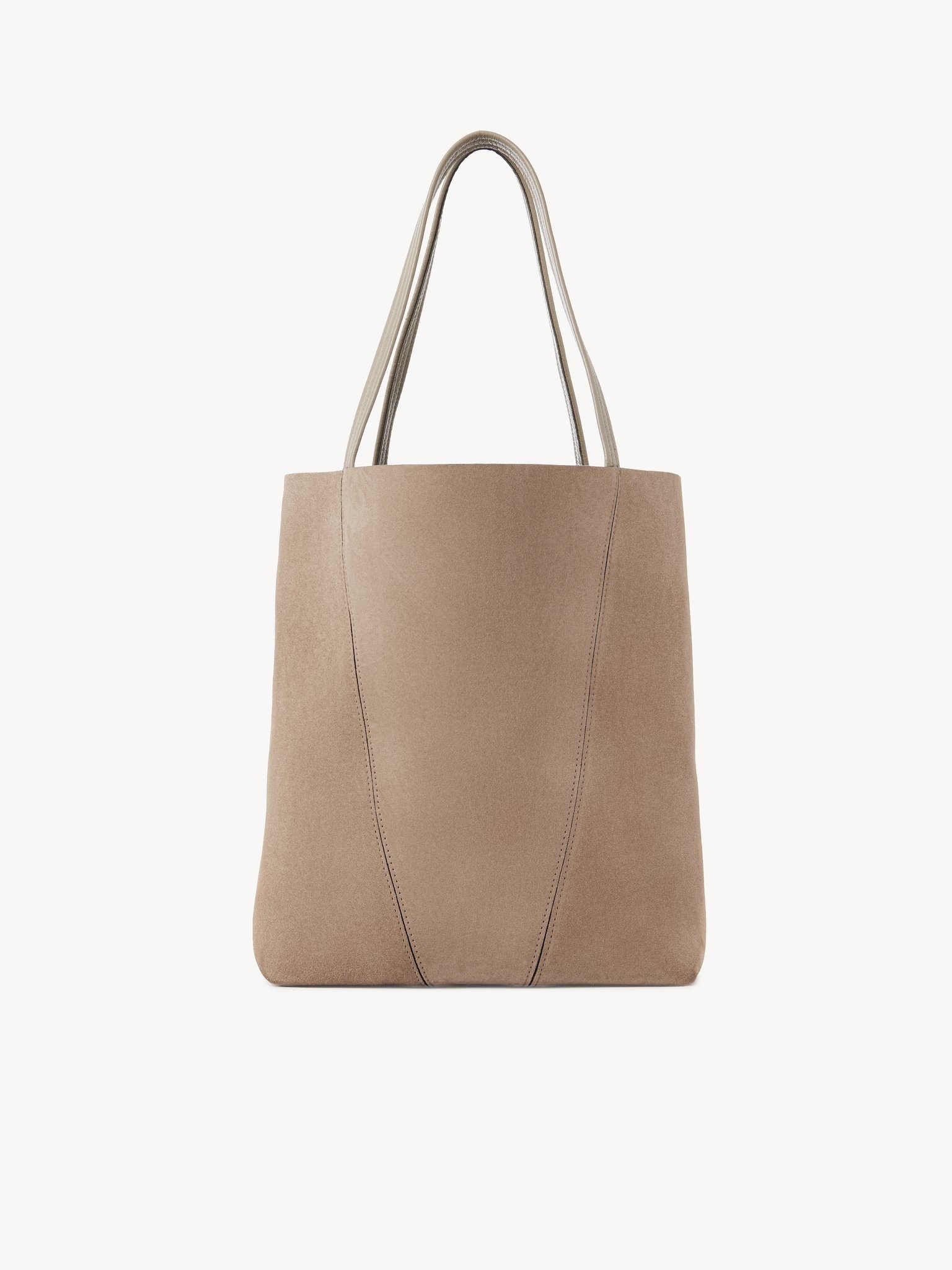 CHLOÉ SPIN TOTE BAG IN SUEDE LEATHER - 4