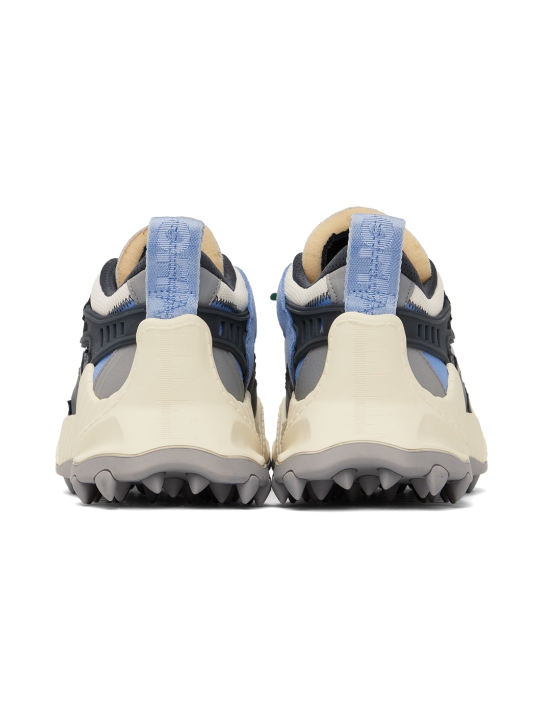 Blue & Gray Odsy 1000 Sneakers - 2