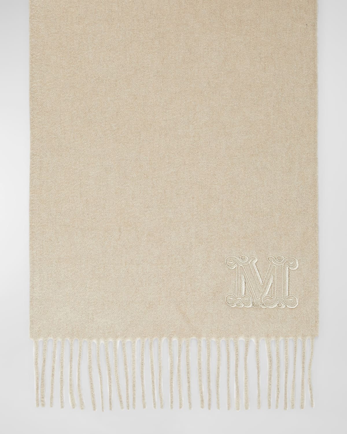 WS Dalia Beige Cashmere Stole - 2