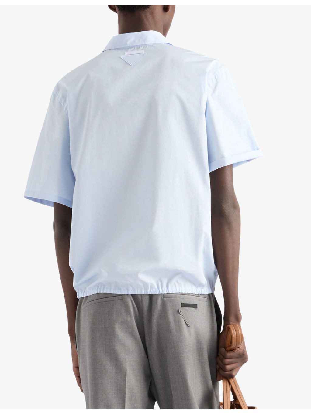 Short-Sleeve Logo-Embroidered Cotton Shirt - 4