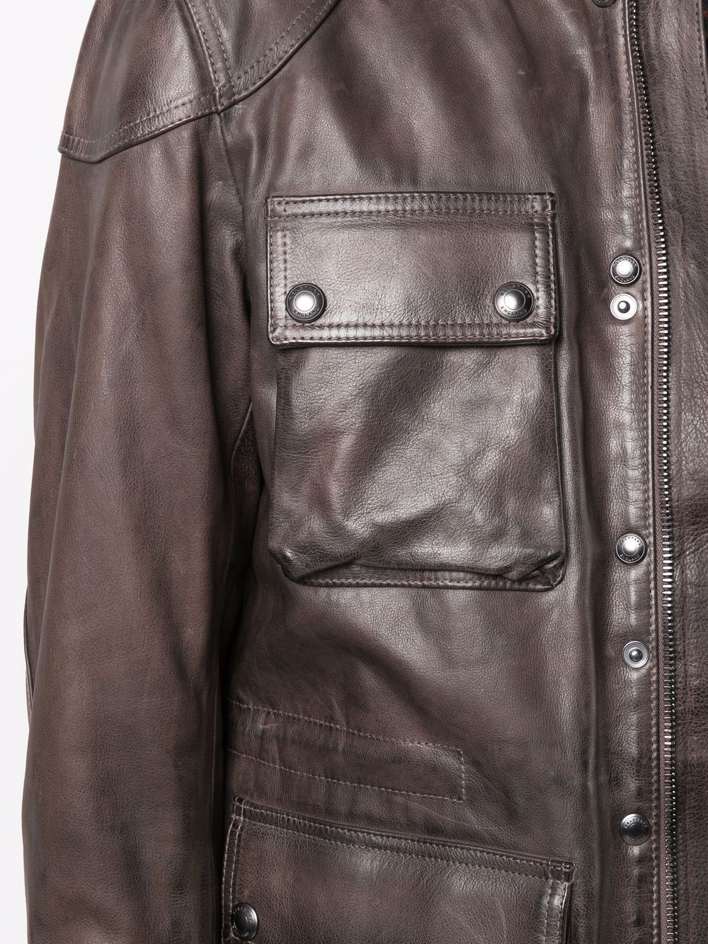 Trialmaster calf leather jacket - 5